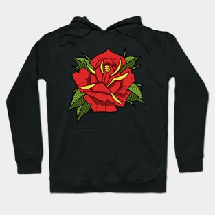 Tattoo Rose Hoodie